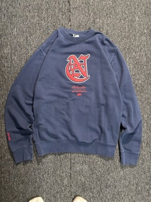 Nike NSW Ambassadors Club Beaverton Fleece Sweatshirt Blue Size Large FJ1642-410