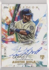 2020 Topps Inception Rookies & Emerging Stars 19/245 Austin Nola Auto RC 5m1