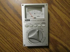 KORG OT-120 ORCHESTRAL TUNER WITH FREE CLIP-ON PICKUP AND FREE SHIPPING
