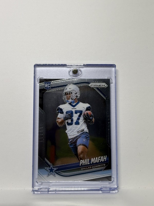 2025 Panini Prizm Phil Mafah RC #378 Base Card Dallas Cowboys