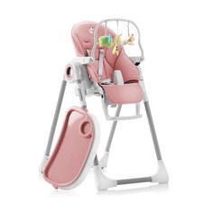 Baby High Chair Adjustable to 7 Different Heights - Pink Baby Chair - Silla p...