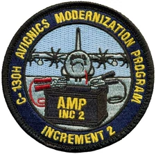 USAF 417th FLIGHT TEST SQUADRON C-130H INC-2AVIONICS MODERNIZATION PROGRAM PATCH