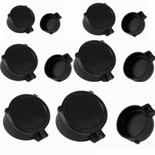 Scope Lens Covers Quick Flip Up Dustproof Cap Protect Objective Lens Attachments