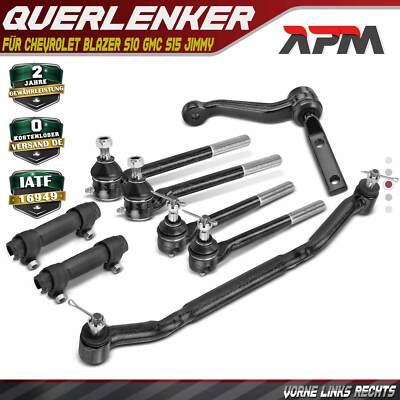 8x Querlenker Satz Vorderachse für Chevrolet Blazer S10 GMC S15 Jimmy 2.2L 4.3L
