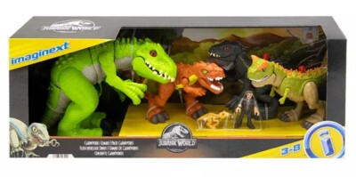 Fisher-Price Imaginext Jurassic World Indominus Dinosaur Figure 7-Piece Set NEW
