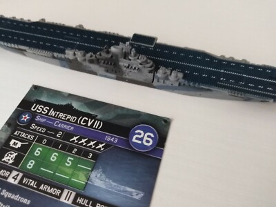 WIZARDS of the Coast Axis & Allies TASK FORCE USS INTREPID (CV II) New