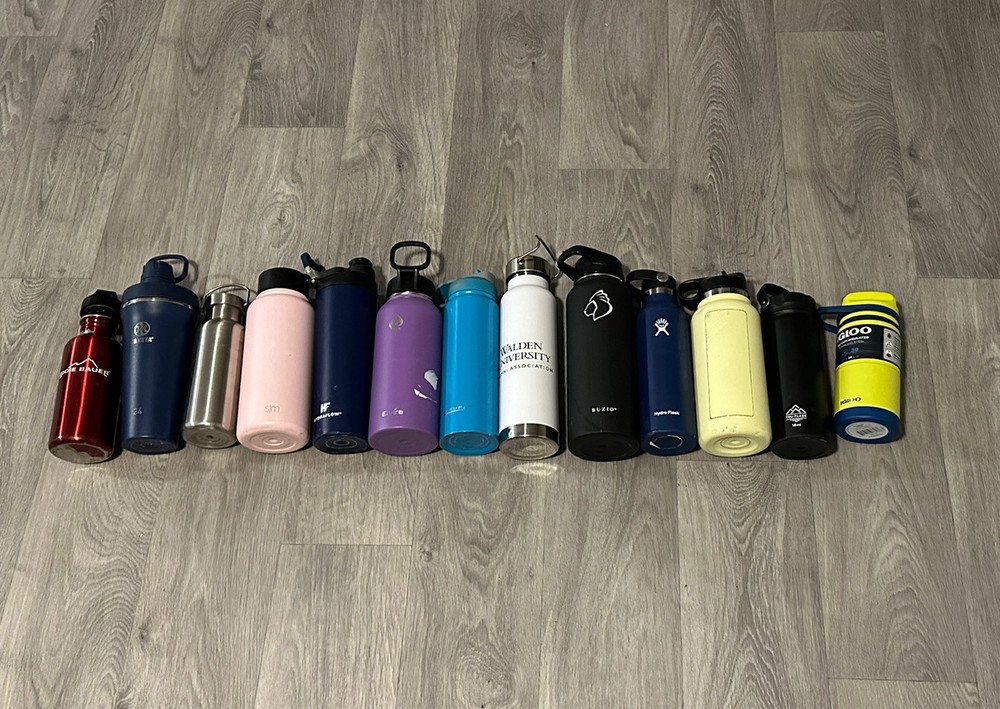 13 Hydro Flask & Buzio Water Jugs - Elvira Collection - Lot of Flasks