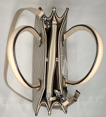 Nine West Handbag Purse Allyce NYC532906 Mushroom Logo Triple 