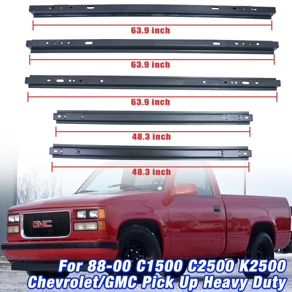 5PCS Bed Crossmember for 1988-2000 C1500 C2500 K2500 Chevrolet/GMC Pick Up NEW - Image 2 of 4