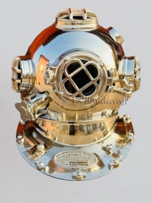 Nautical US Navy Scuba Diving Helmet Mark V Divers Helmet 18 Inch ...