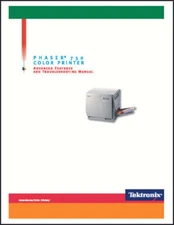 Xerox/Tektronix Phaser 750 Printer Troubleshooting Manual Guide *PAPER not PDF*