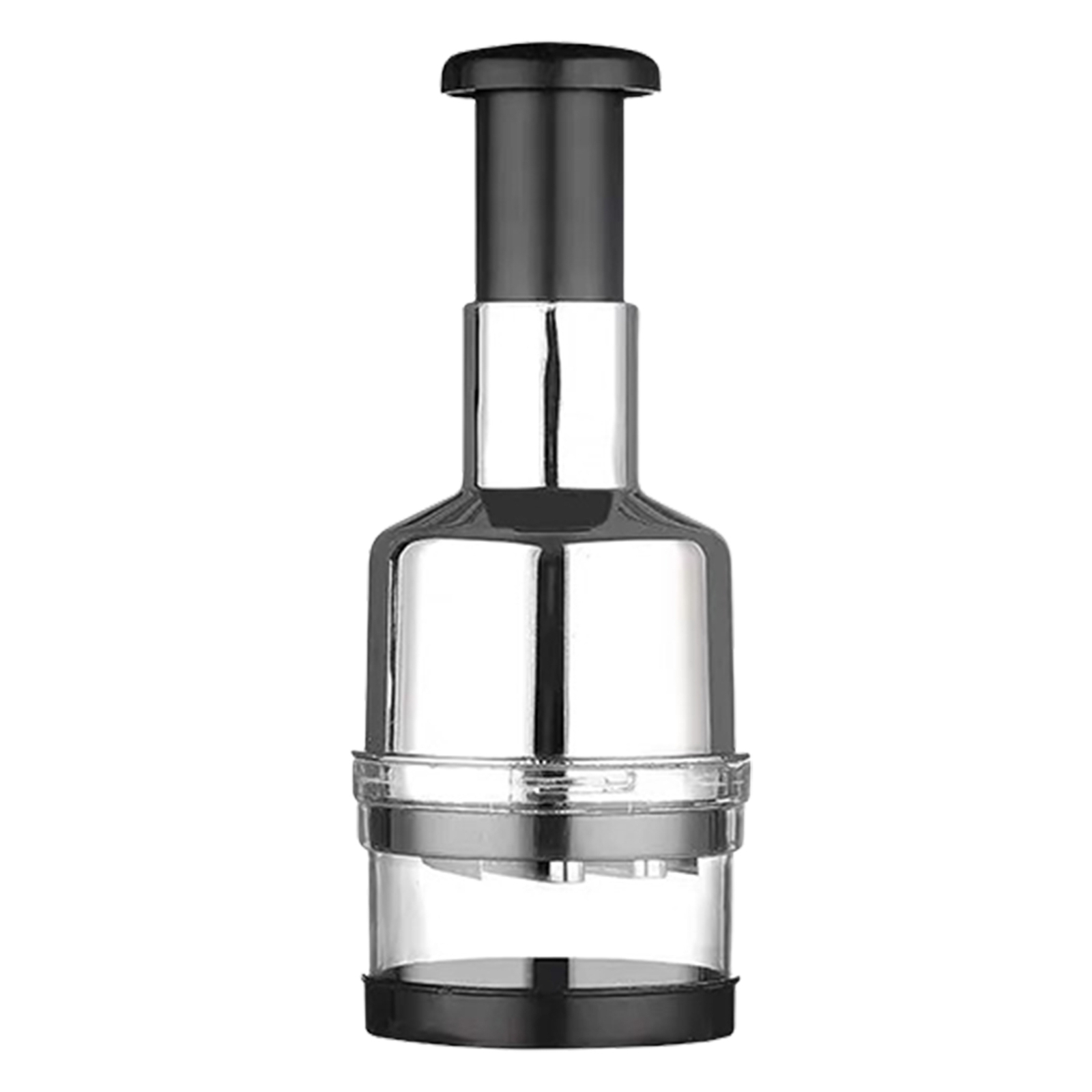 Stainless Steel Vegetable Chopper Kitchen Tools Mini Garlic Mincer Garlic Press-image