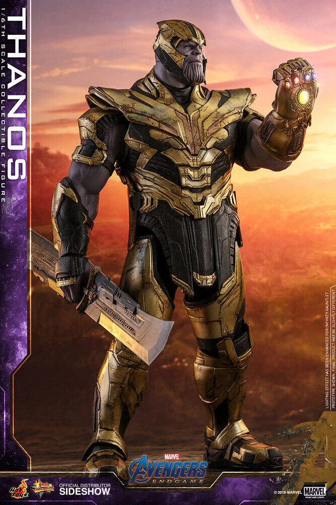 Figura De Acción Parlante Marvel Thanos - 14 Pulgadas, Guante Iluminado, 15 Frases