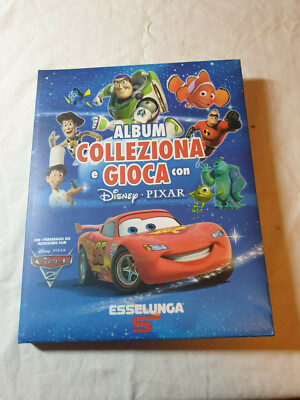 ESSELUNGA CARDS ALBUM COLLECT AND PLAY WITH DISNEY PIXAR COMPLETE GREAT