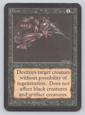 Terror Alpha Magic The Gathering MTG Ron Spencer Art Classic LP Condition |  eBay