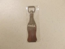 Coke Bottle Opener Coca Cola Hand Held Metal cap remover 5.25”