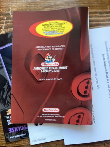 Legend of Zelda Majora's Mask N64 Edizione da Collezione Completo CIB Ecc/NM Cond - Foto 6 di 19