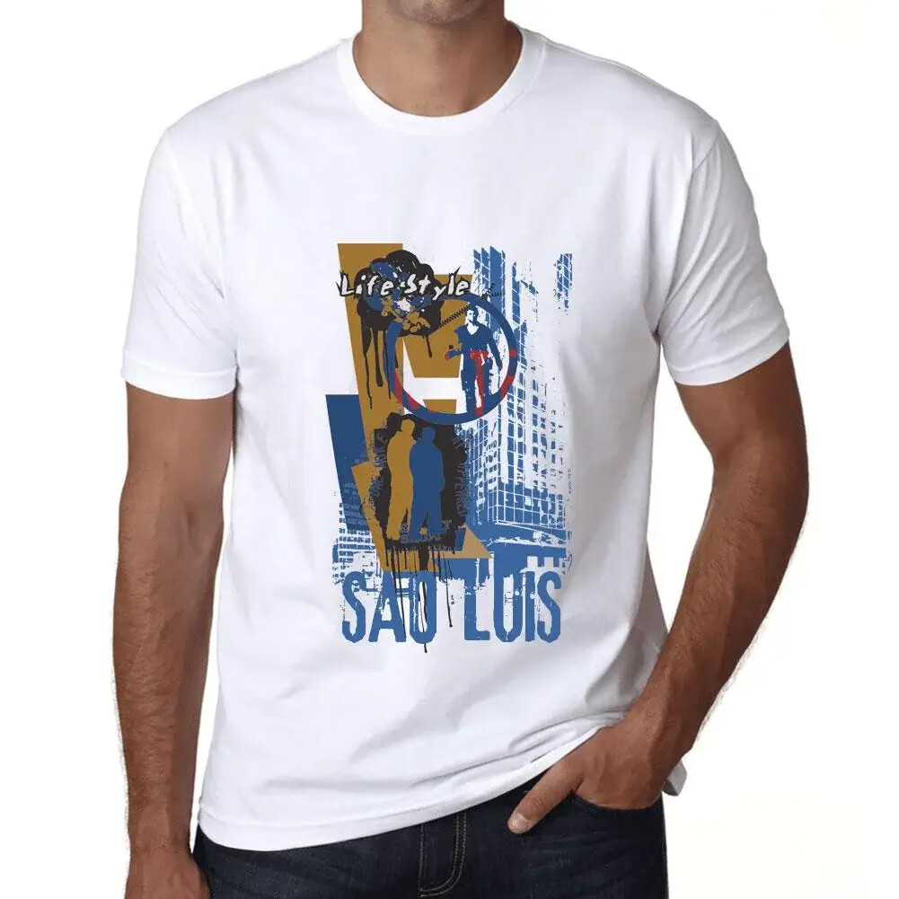 Camiseta Estampada para Hombre Sao Luis Estilo De Vida – Sao Luis Lifestyle