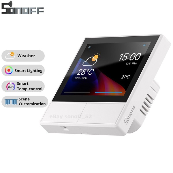 Sonoff Nspanel Smart Touch Szene Lichtschalter Display Wandschalter Appsteuerung-image