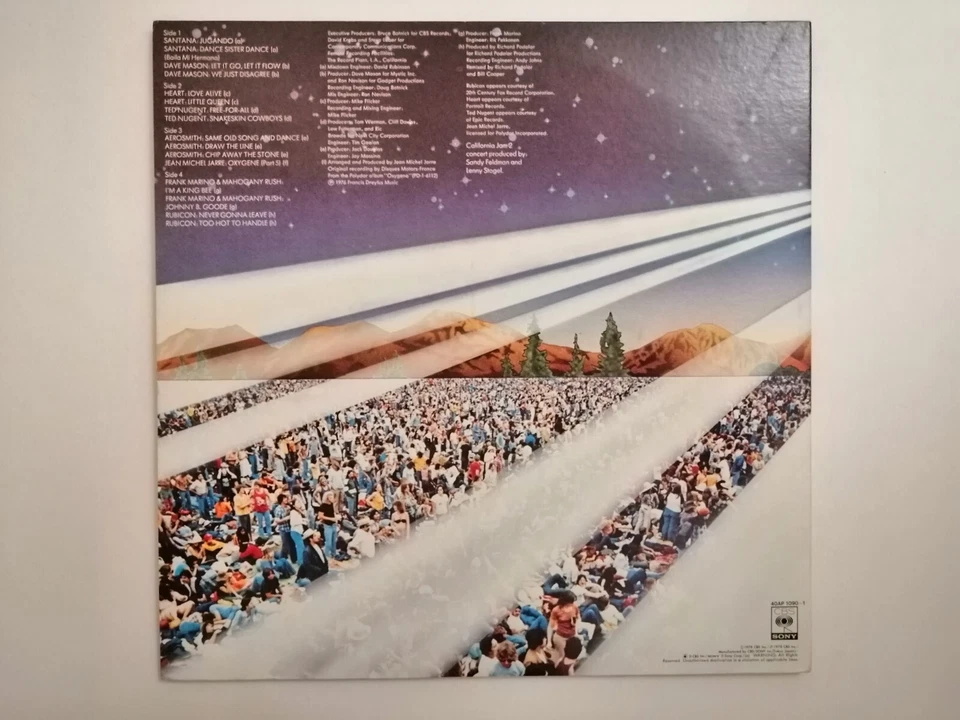 Aerosmith - Heart - Santana- California Jam 2 OBI - JAPAN 2LPs VINYL - 40AP-1090 - Image 4 of 4