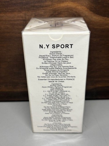 N.Y Sport Pour Homme by Secret Plus Men Eau de Parfum EDP 3.4oz 100ml SEALED BOX - Picture 2 of 4