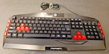 Gaming Keyboard PC Multimedia CyberPower USB TESTED  WORKING