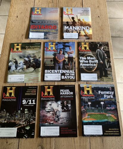 8 THE HISTORY CHANNEL Magazine Lot 2011-2012, 9/11 Pearl Harbor + More NICE - Picture 1 of 5