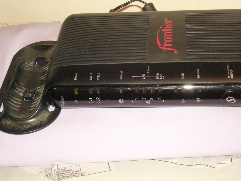 ActionTec (Frontier) Black DSL MODEM with WiFi | eBay