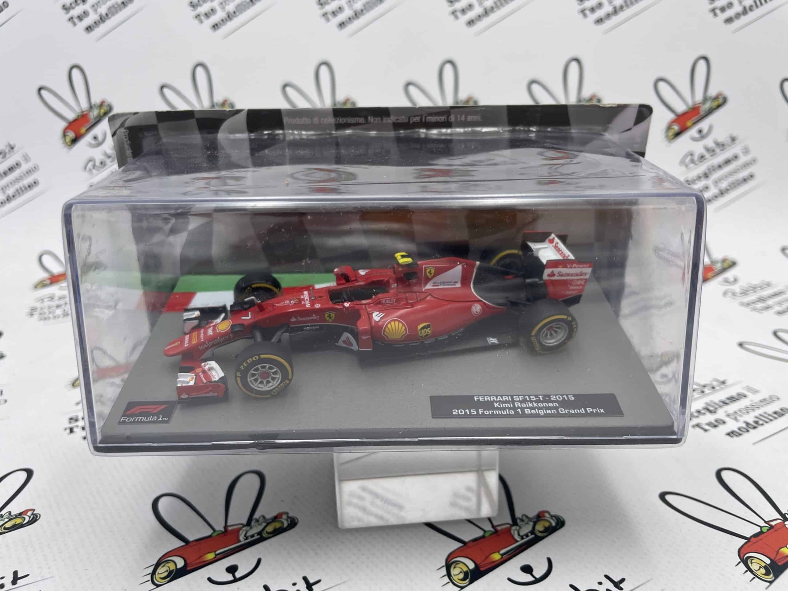 Die Cast "Ferrari SF15T 2015 Kimi Raikkonen Belgian" Formula 1