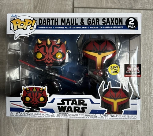 Funko Pop! Vinyl: Star Wars Darth Maul & Gar Saxon 2 Pack Target Con Exclusive