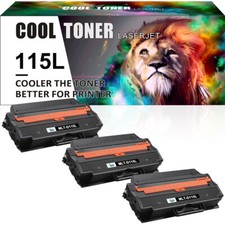3PK MLT-D115L MLTD115L Toner Compatible for Samsung Xpress M2620D M2620ND M2670N