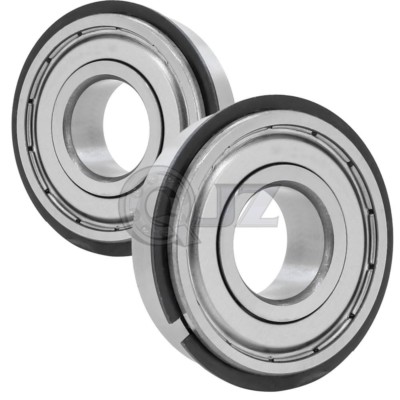 2x 6311-ZZ Ball Bearing 55mm x 120mm x 29mm Shielded Seal Metal w/ Snap Ring