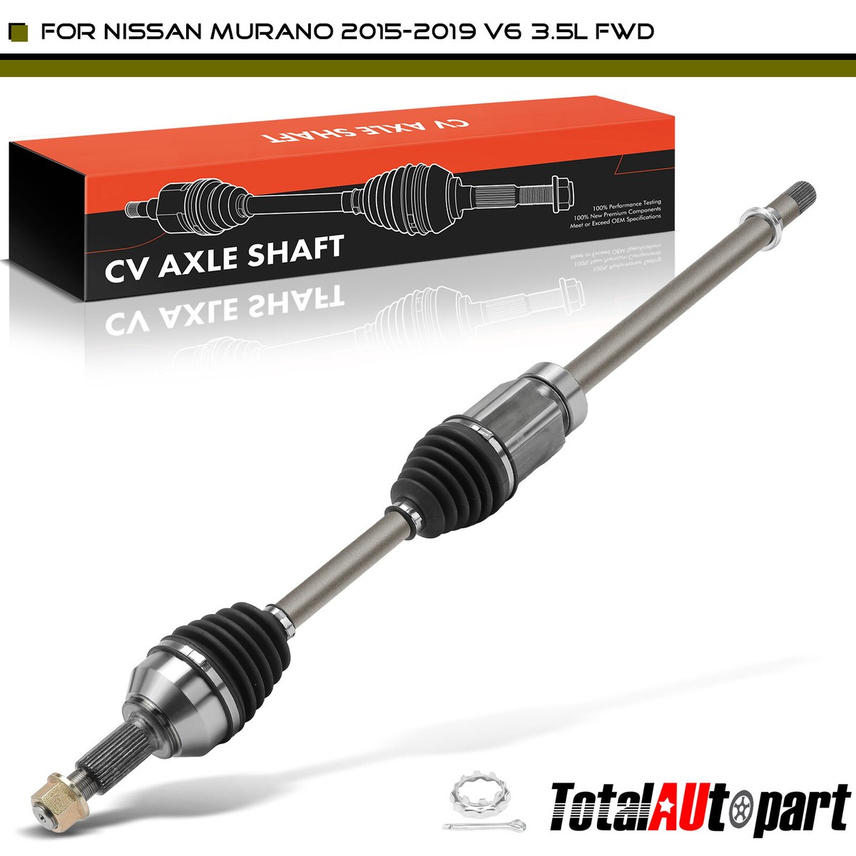 CV Axle Assembly for Nissan Murano 2015 2016 2017-2019 V6 3.5L