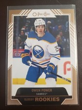 2022-23 Owen Power Glossy Rookies GOLD Upper Deck Series 1 Hockey Buffalo Sabers