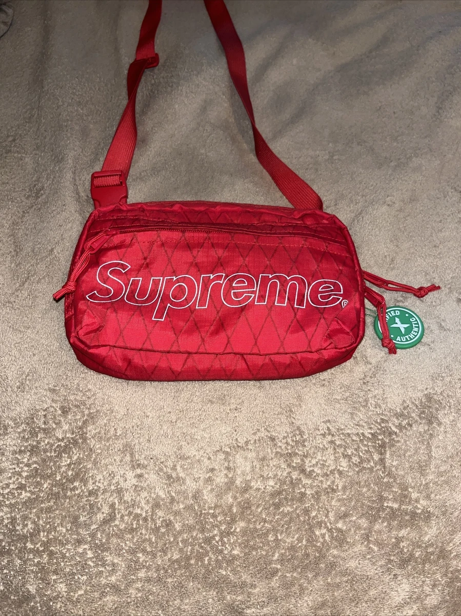 Supreme New York Red Shoulder Bag FW 18 Week 1 NWT Authentic