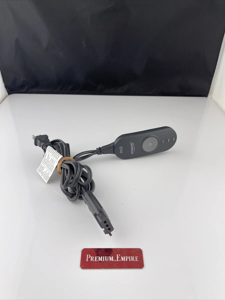 Sunbeam Style AA85 3-Prong Electric Heated Throw Blanket Controller Power  Cord | eBay