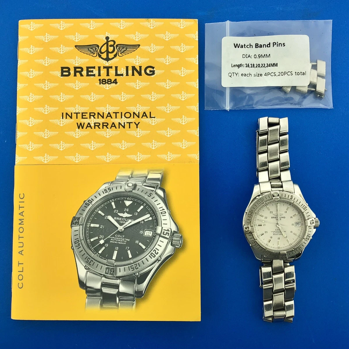 Breitling 1884 Colt Automatic A17350 Men s Stainless Steel Watch