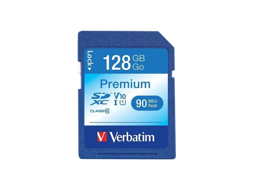 Verbatim 128GB Premium SDXC UHS-I Class 10 Memory Card - Image 2 of 4