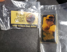 Los Angeles A's Baseball Team Bring Your Game On 2 Pins Fathers Day Gift 1999