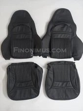 Best fit for C5 Corvette Sports seat cover Genuine Leather Black