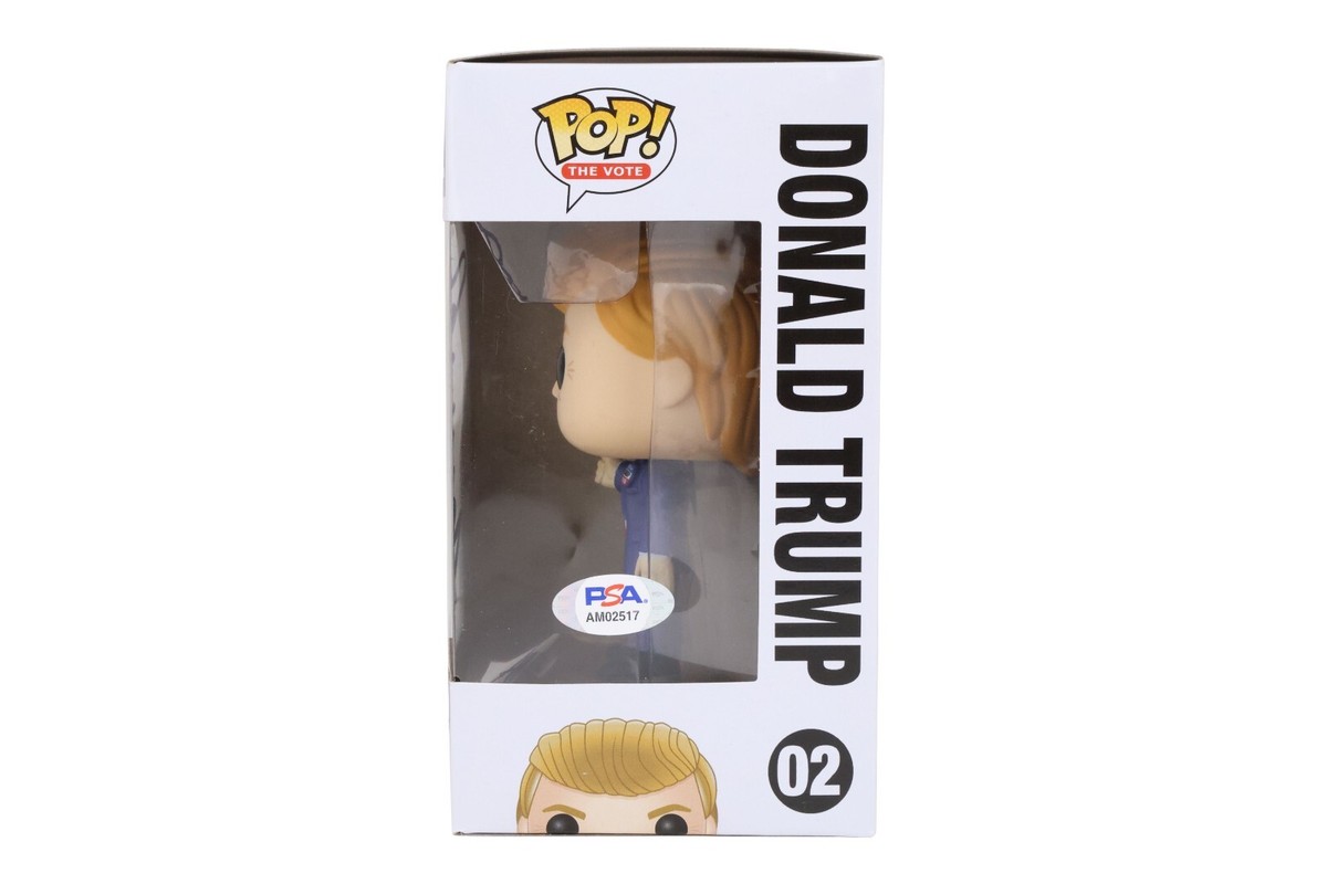 President Donald Trump Signed Road to the White House Funko Pop