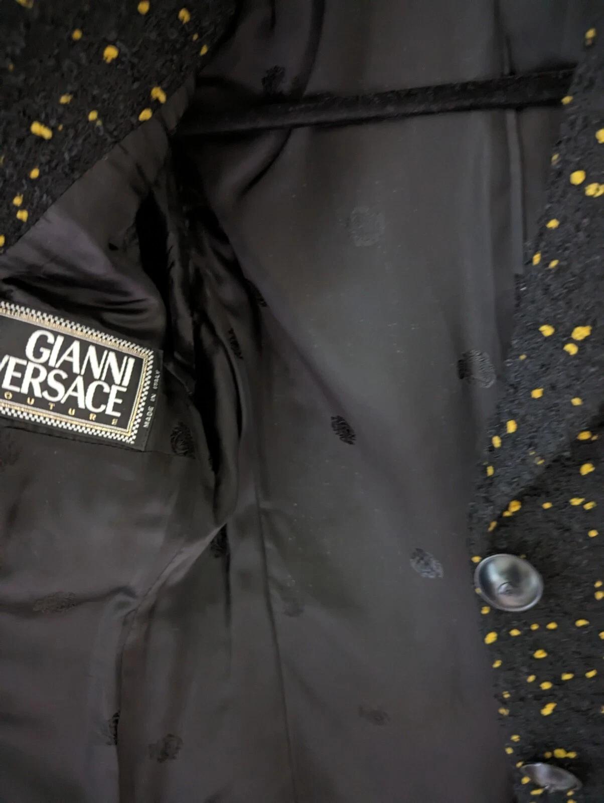 Giacca tweed vintage 1996 Gianni Versace S