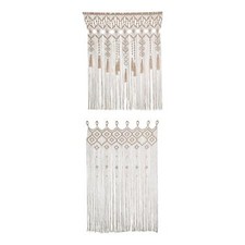 Macrame Curtain Wall Hanging Curtain for Wedding Backdrop Apartment Window