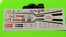 Revell Lincoln Mark VII LSC Pro Street Stock Mod 1/25 Decal Sheet Dash Gauges 