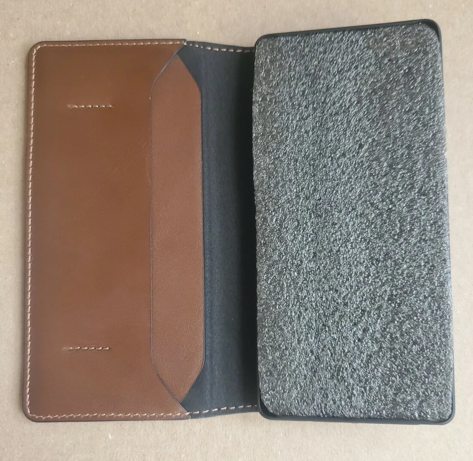 Brand New Platinum Leather Folio Wallet Case for Samsung Galaxy Note 9 Bourbon - Image 3 of 4