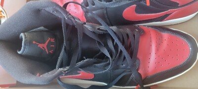 Nike Air Jordan レトロ（2009） BRED ブラック/レッド RARE 2009 Jordan 1 Bred DMP's Size 15 Banned Chicago Sample | eBay