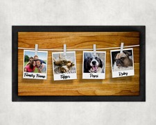 Personalised Bar Runner Novelty Polaroid Picture Gifts Beer Label Pub Custom 