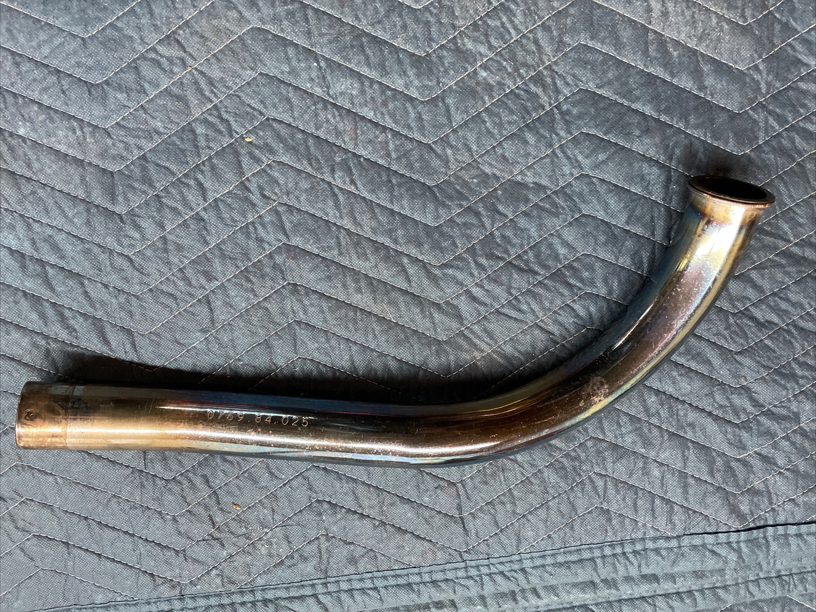 DUCATI BEVEL CONTI FRONT EXHAUST HEAD PIPE 860GT GTS SQUARE CASE