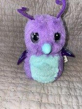 Hatchimal Spin Master Owl Purple and Blue Interactive