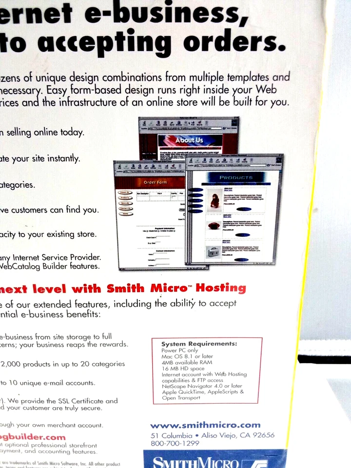 SmithMicro Web Catalog Builder For Macintosh - Image 3 of 4